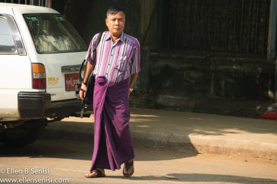 Yangon, Burma, Myanmar. Streets.