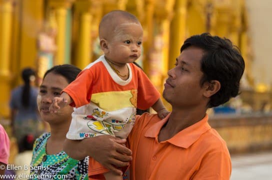 Yangon, Burma, Myanmar. Schwedagon Pagoda.