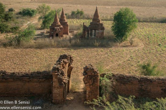 Bagan, Burma, Myanmar. Bagan Archeological Zone.