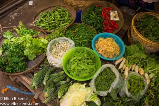 Bagan, Burma, Myanmar. Bagan Nyang Do Market.