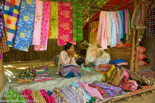 Bagan, Burma, Myanmar. Bagan Nyang Do Market.