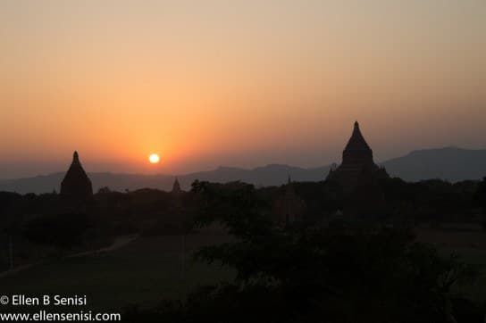 Bagan, Burma, Myanmar. Bagan Archeological Zone. Law Kao Shoung Temple.