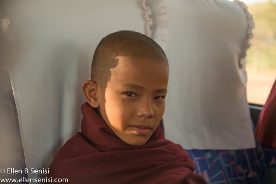 Bagan, Burma, Myanmar. Buddhist Monk Novices.