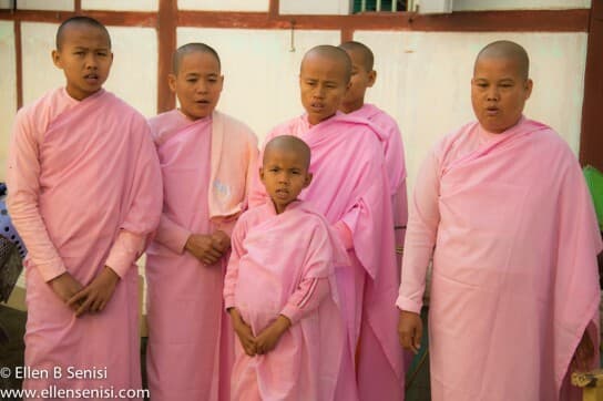 Mandalay, Burma, Myanmar. Zeyar Theingi Nunnery.