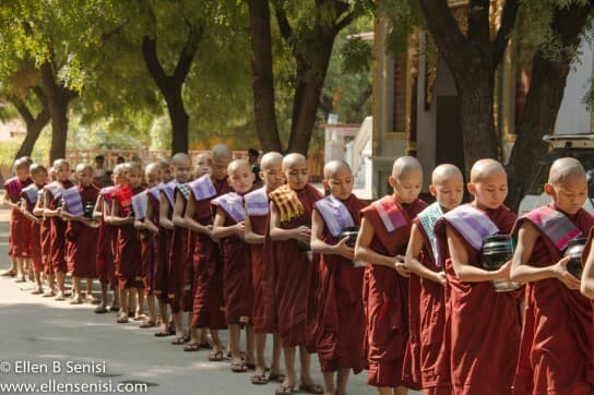 Mandalay, Burma, Myanmar. Mya Set Kyar Monastery.