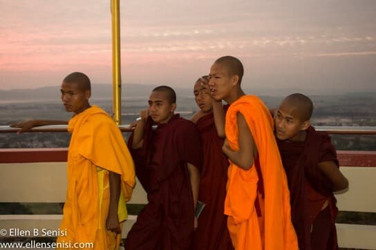 Mandalay, Burma, Myanmar. Mandalay Hill