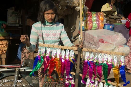 Mandalay, Burma, Myanmar. Zedgyo Market