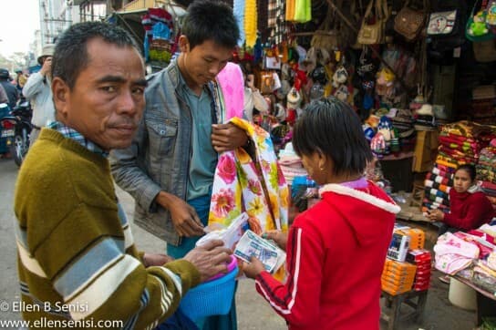 Mandalay, Burma, Myanmar. Zedgyo Market