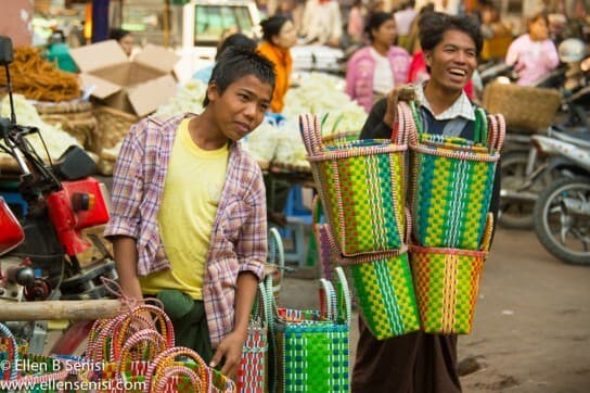 Mandalay, Burma, Myanmar. Zedgyo Market